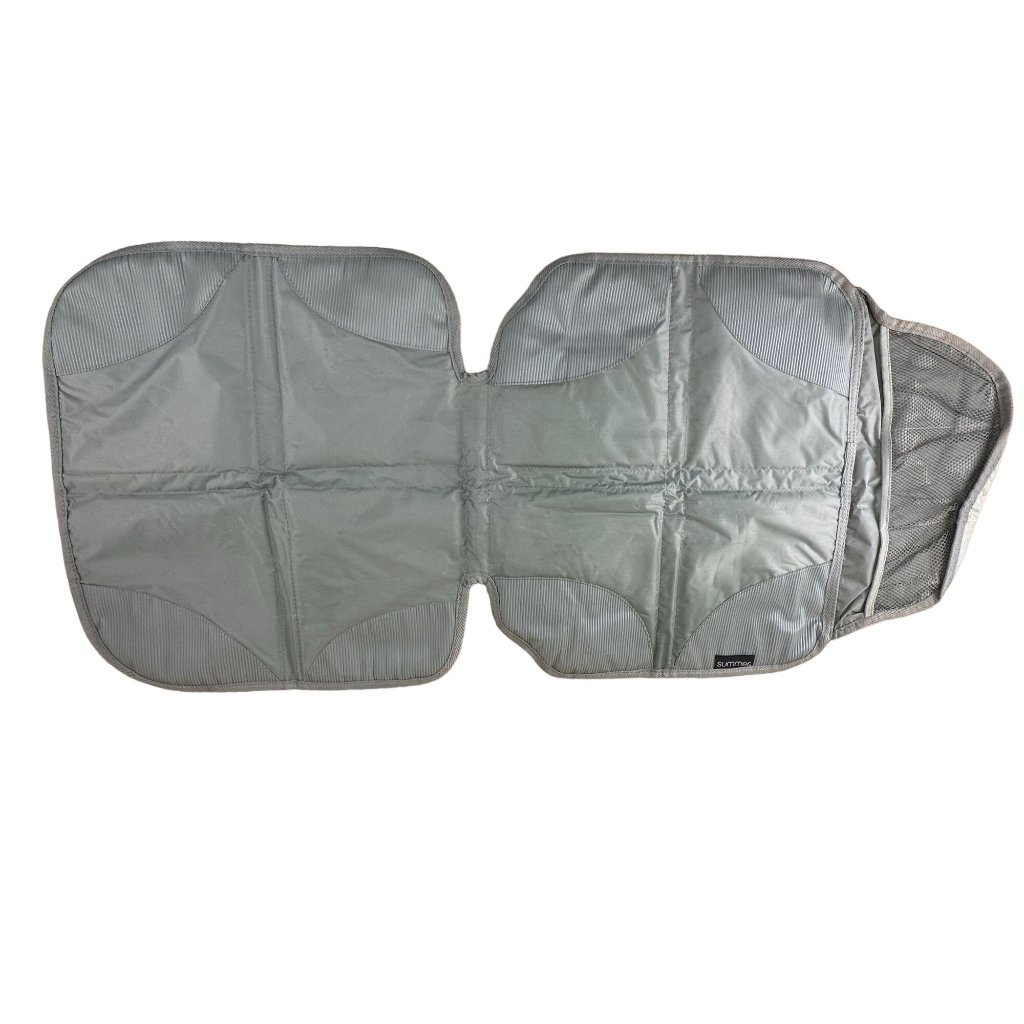 Summer Car Seat Booster Protective Seat Cover W Storage Pocket
